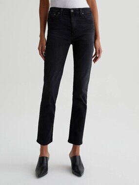 AG Adriano Goldschmied Mari High Rise Slim Straight Jeans City View Size 27